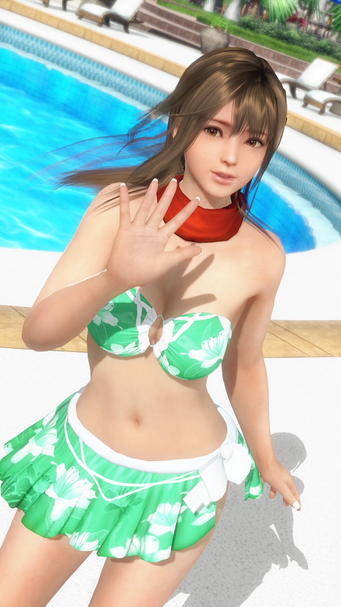 DOAXVV05's tweet photo. 久しぶりにみさきちゃんのトレンド水着来てくれました☺️
#DOAXVV https://t.co/lBOgGgS1tX