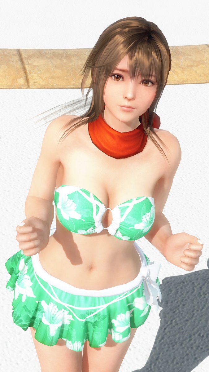 DOAXVV05's tweet photo. 久しぶりにみさきちゃんのトレンド水着来てくれました☺️
#DOAXVV https://t.co/lBOgGgS1tX