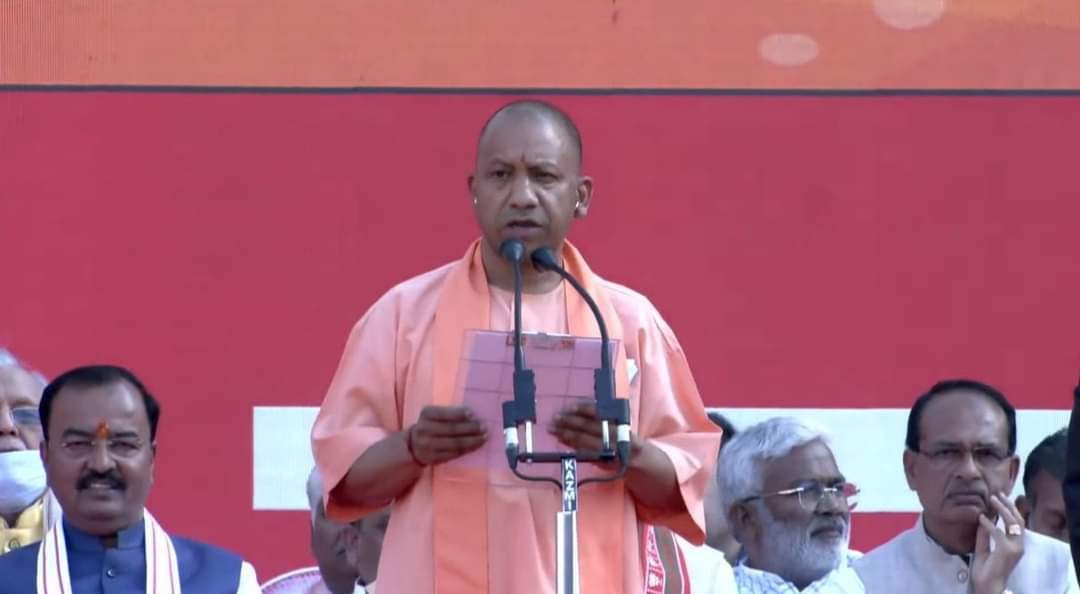 biharibishnoi's tweet photo. श्री @myogiadityanath जी को दूसरी बार उत्तर प्रदेश के मुख्यमंत्री के रूप में शपथ लेने पर हार्दिक बधाई एवं शुभकामनाएं।

प्रभु श्रीराम से प्रार्थना है कि उत्तरप्रदेश आपके कुशल नेतृत्व में सुरक्षा, सुशासन एवं समृद्धि के नित नए कीर्तिमान स्थापित करता रहे। https://t.co/Sg2msbij1P