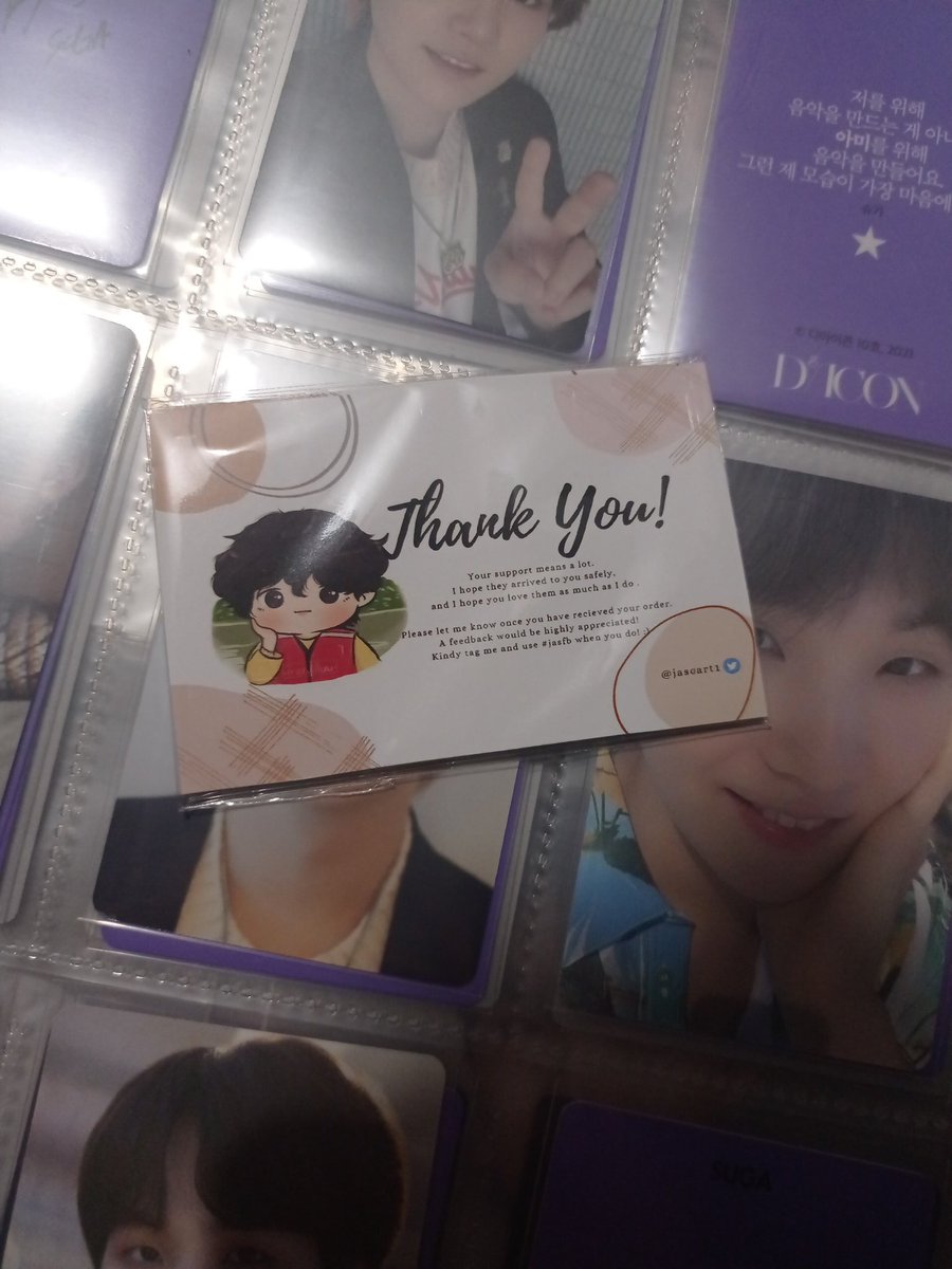 AdiMinKim's tweet photo. Thank youuu! yoongi's home naa 💜💜
#jasfb @jascart1 🤗🤗 https://t.co/Dkkl8Tgo0p