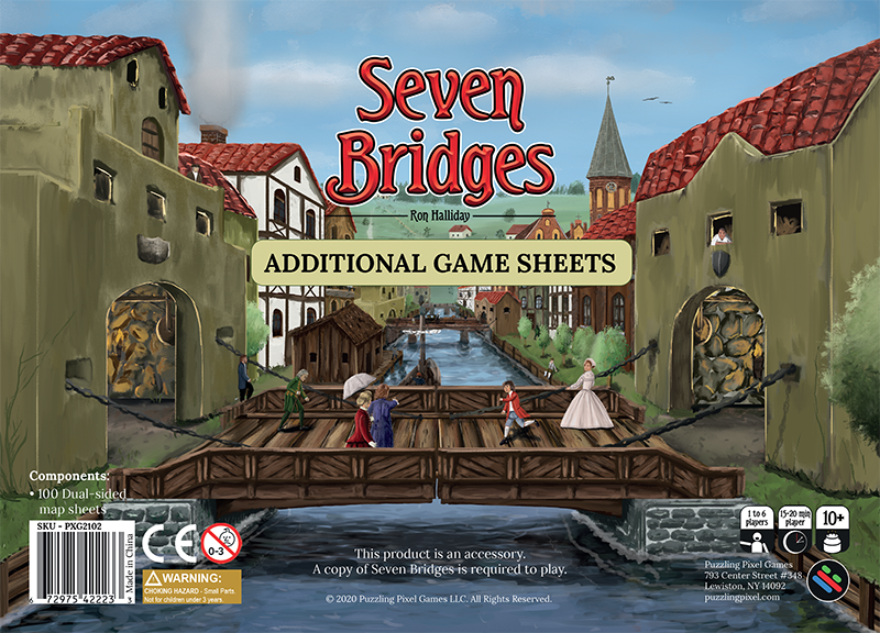 PuzzlingPixel's tweet photo. Did you know that we offer additional game sheets for your copy of Seven Bridges as well as a map of Königsberg by the game's designer?
Get your copy of the map and spare pads today - https://t.co/mtbYgu4g2q
https://t.co/8wpc5FUbhb
#sevenbridges #strollandwrite #rollandwrite https://t.co/2zzntqdzWw