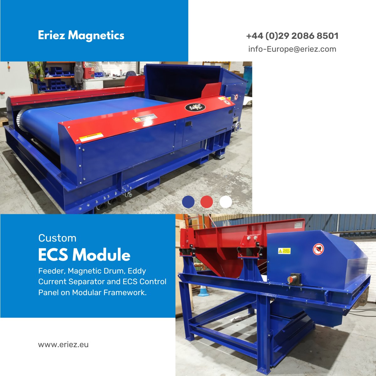 Custom doesn't just mean colours but we'll oblige any combination 🎨

We specialise in providing solutions, so custom runs right through enquiry, purchase, production and after-sales support.

Whatever the application, get in touch: info-europe@eriez.com

 #engineeringsolutions