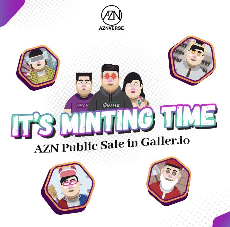 public salenya <a href="/AZNverse/">AZNverse</a> udah dimulai dari tgl 24-29 maret nih, klo produk udah didukung <a href="/Tokocrypto/">Tokocrypto</a> sih, gue yakin emang jelas sejelas-jelasnya dah, apalagi udah sekitar 1000 AZN yg sold, buruan serbuuu galler.io/en/collection/… #AZNNFTLAUNCH