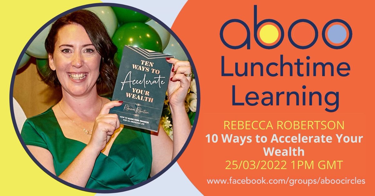 BizBookAwardUK: RT <a href="/LucyMcCarraher/">Lucy McCarraher</a>: Join myself and Rebecca Robertson <a href="/RebeccaRob999/">Rebecca Robertson - The Wealth Strategist</a> as we talk #wealthcreation, #financialplanning &amp; #femalefinancialindependence

Replays of our conversation as well as all our other fantastic Lunchtime Learnings are ava…