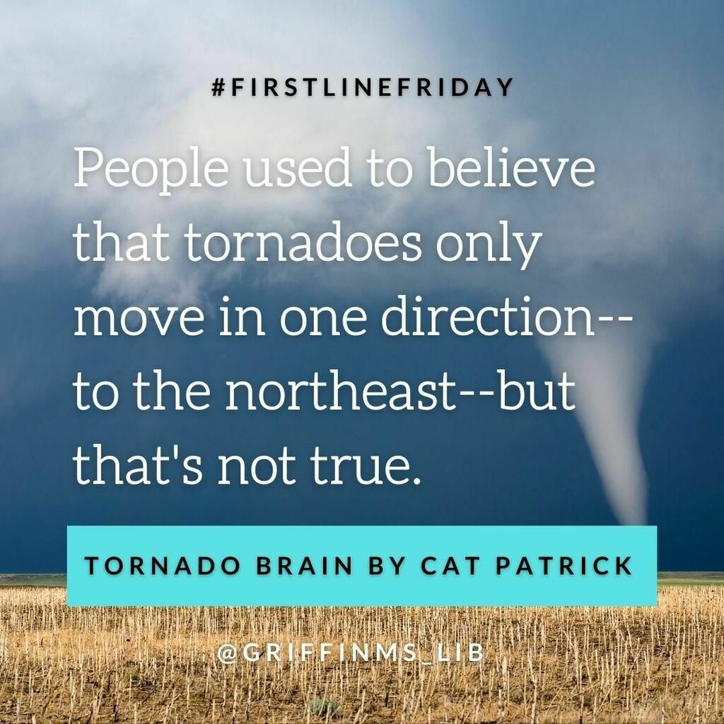 Griffin MS Library (@griffinms_lib) on Twitter photo Celebrate #NeurodiversityWeek with @authorcatpatrick 's book Tornado Brain. It is an achingly honest portrait of a neurodivergent girl trying to find space to be herself.
Check it out in the library or on <a href="/sorareadingapp/">Sora, by OverDrive Education</a>
#FristLineFriday
#LISDlib
<a href="/seecatwrite/">Cat Patrick</a>
<a href="/NCWeek/">Neurodiversity Celebration Week</a> Celebrate #NeurodiversityWeek with @authorcatpatrick 's book Tornado Brain. It is an achingly honest portrait of a neurodivergent girl trying to find space to be herself.
Check it out in the library or on <a href="/sorareadingapp/">Sora, by OverDrive Education</a>
#FristLineFriday
#LISDlib
<a href="/seecatwrite/">Cat Patrick</a>
<a href="/NCWeek/">Neurodiversity Celebration Week</a>
