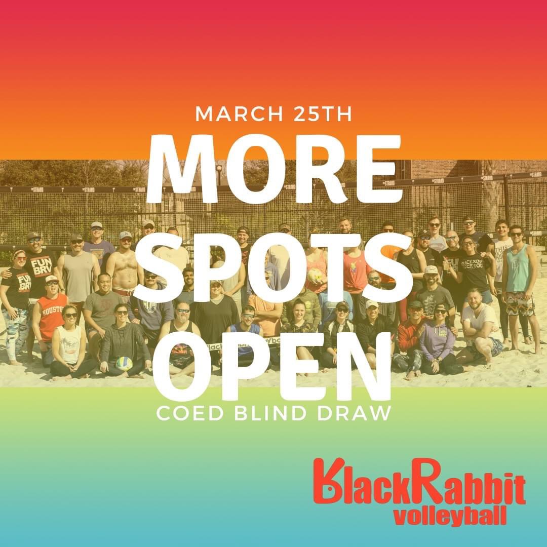 TheStrand692's tweet image. More spots open! We have added a few spots, so if you want to play, get registered ASAP!
blackrabbit.bracketpal.com
#blackrabbitvolleball #blinddrawtournament #thestrand #summer2022