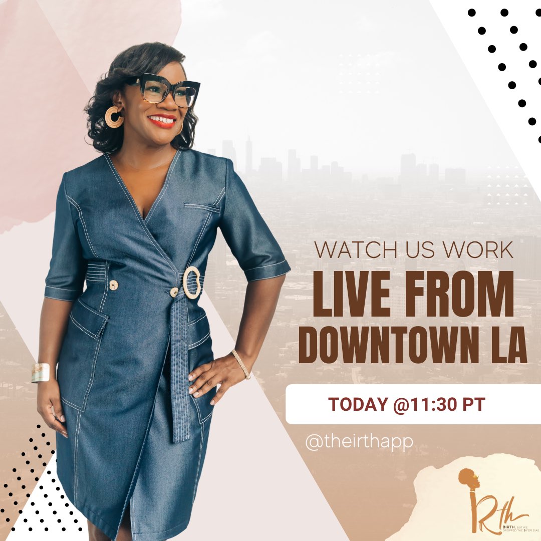 iamKSealsAllers's tweet photo. Watch Us Work!
Join us today for our Los Angeles stakeholder meeting LIVE on IG at 11:30 PT.
https://t.co/O5ffBMY1rD
#theirthapp #kimberlysealsallers #livefromla #podcastmovement https://t.co/dBk8A8O7de