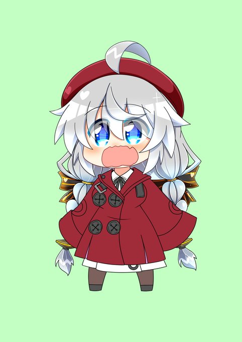 あかりんの立ち絵の蕾ちゃんコートかわいきできたw 