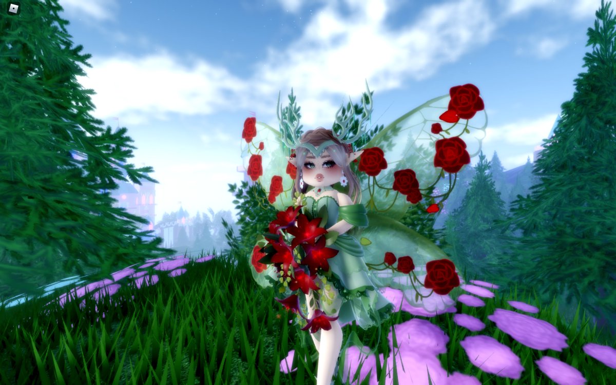 Neptunever_'s tweet photo. Round 2!!
"A rose must remain with the sun and the rain or its lovely promise won't come true"๐ฅโค๏ธ๐น
Theme: Fairies vs Mermaids
Dressed up as a nature fairy for this theme
#RHSpringPageant #royalehighoutfit #royalehigh https://t.co/PG2vvoKBAL