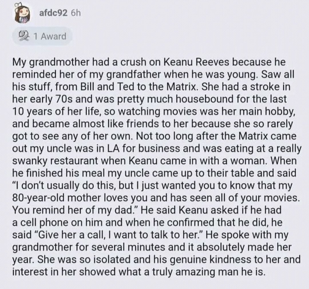 everywhereist's tweet photo. Someone just shared this on Reddit and I think we can all collectively agree that we don't deserve Keanu. https://t.co/36XxEOB70m