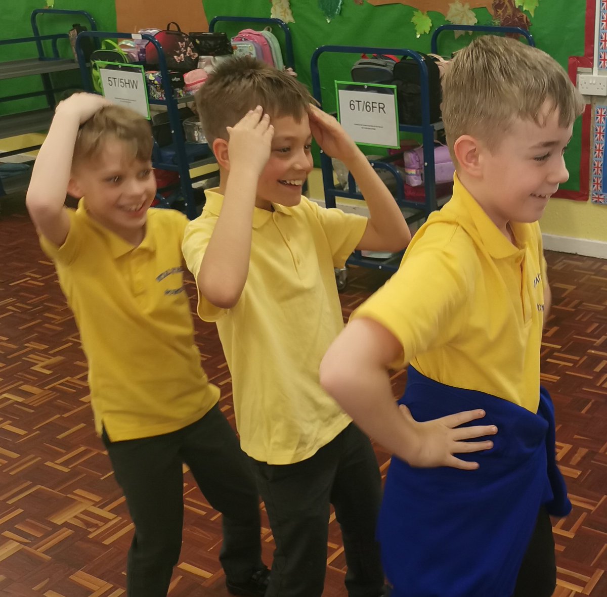 An impromptu Year 4 Friday Macarena in the lunch queue.
