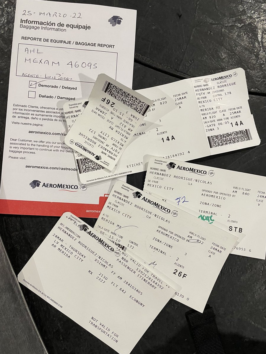 nickhero1972's tweet photo. @Aeromexico vuelos cancelados, equipaje extraviado, falta de atención… lamentable!!! https://t.co/rlrmPHmmHX