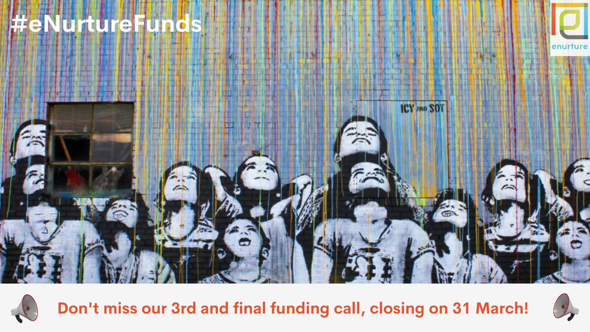 enurturenetwork's tweet photo. Our final #funding call closes soon on 31 March!๐ฃ
๐๐พhttps://t.co/Xx33yT9JZR
This link provides all the details including proposal advice & application docs.
๐คฉ We love innovative projects that promote children & young people's #mentalhealth in a digital world. โ
#eNurtureFunds https://t.co/HnHLHT4Ii1