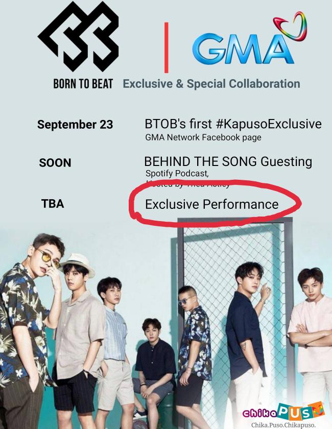 MellowAiren_07's tweet photo. @gmanetwork @OFFICIALBTOB Thank you so much for this GMA...
But...if this is still second #KapusoExclusives
The #ExclusivePerformance is yet to come, right? 😀 https://t.co/W9tXE5zT0F