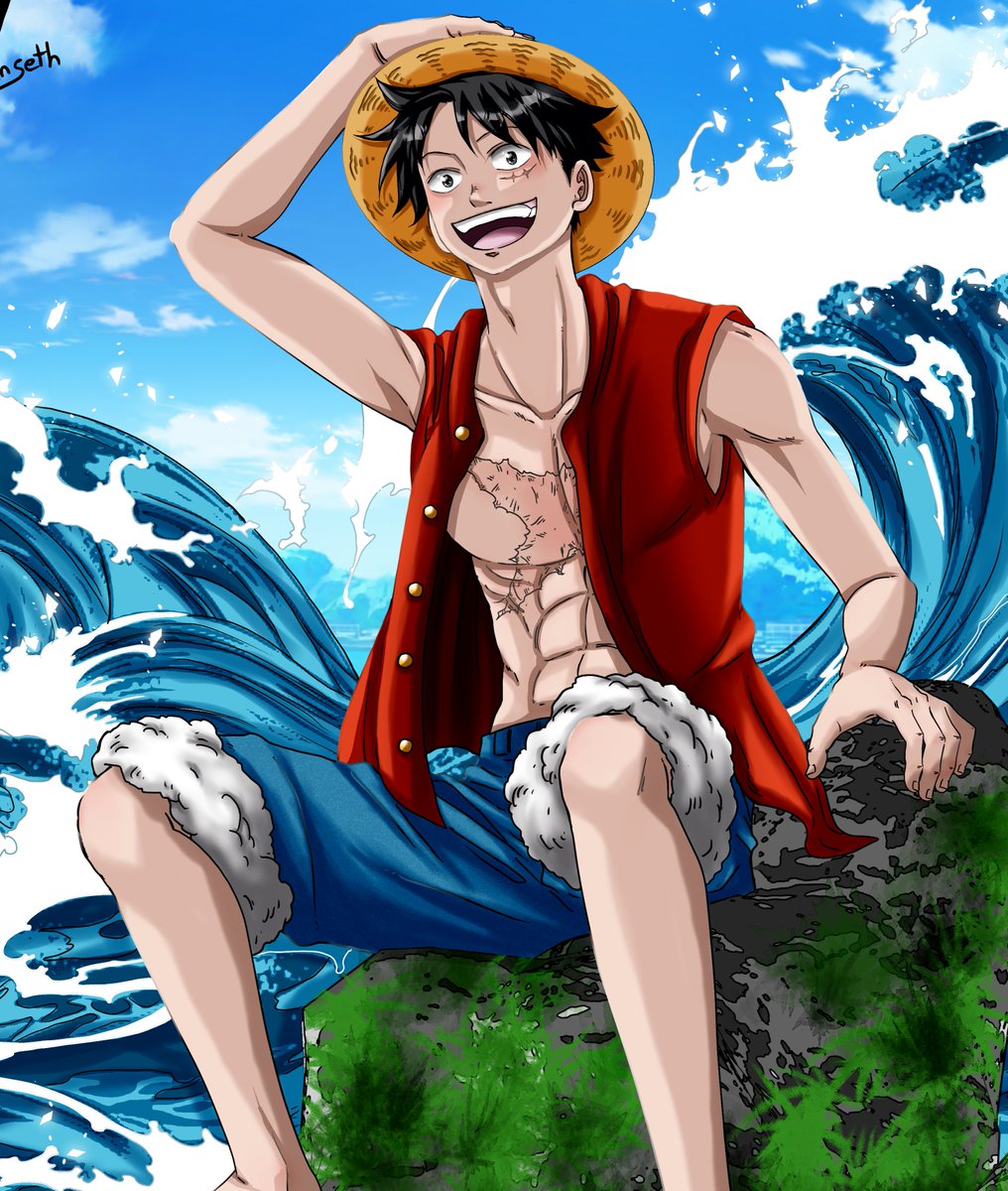 lamseth's tweet image. #ONEPIECE1044 tremendo capítulo!! Cómo hace Oda para superarse semana tras semana???
Gracias por esta gran obra!! 😭

#ONEPIECE #fanart #luffy