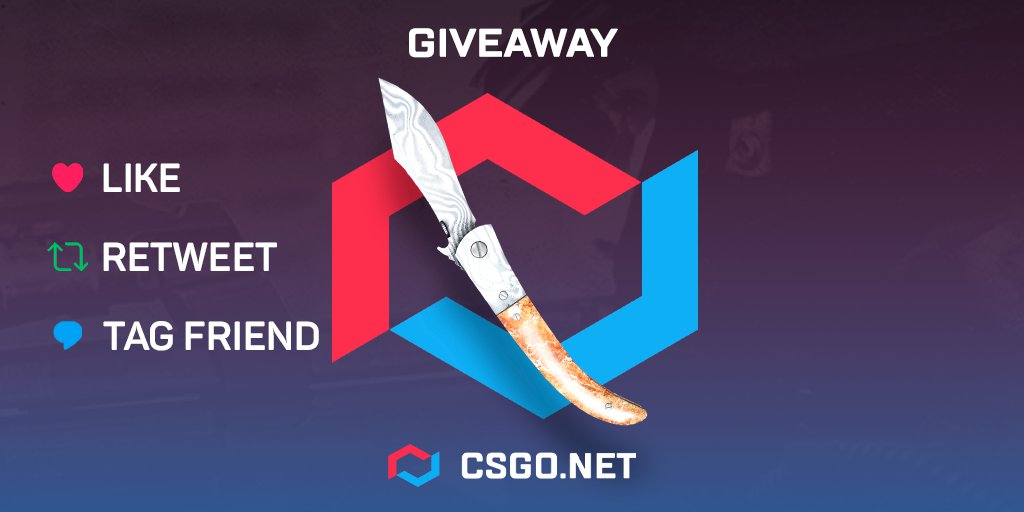 CSGOnet_case's tweet photo. New #GIVEAWAY 🤑
1 skin:
★ Navaja Knife | Damascus Steel (FT)  🔪

- Follow us
- Like and RT
- Open case: https://t.co/vp8pIhMVmG

▶️ Ends Mar 30, 2022! Winner should DM within 10 days. Prize is deposited as balance to https://t.co/h6j0vVxI33 account.

#mycsgo #csgonet https://t.co/RpPpYxio0t