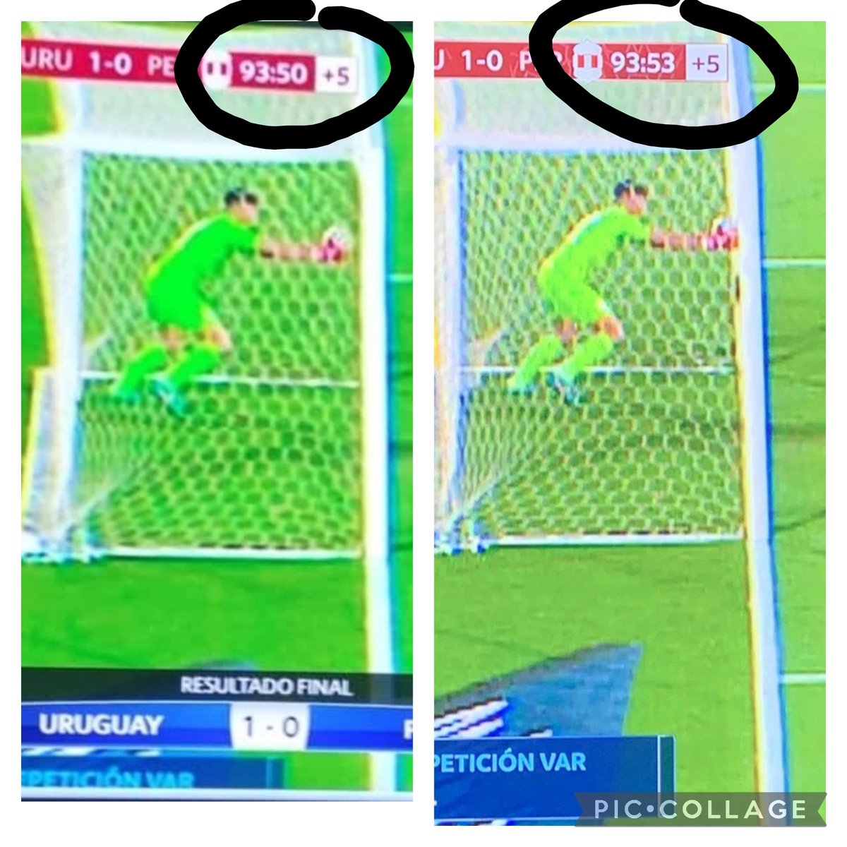 mmqc1002's tweet photo. @rmapalacios @2010MisterChip Nunca va a estar resuelto...desde que no se revisó como debió en su momento, erá una jugada polémica debieron tomarse el tiempo y hacernos ver de todos los ángulos y toma por toma para al fin tomar una decisión...pero para variar no hubo justicia para Perú. https://t.co/1PMEQAjuGW