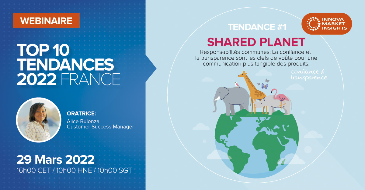 innovatrending's tweet photo. Innova’s #TopTenTrends for 2022 are global in reach and regionally adaptable. Join our French language webinar on March 29 for insights and trends informing food & beverage innovation in the French-speaking world. Details here: https://t.co/R4fNBjvhDg
#InnovaTrending https://t.co/9YMKX1Ps2y
