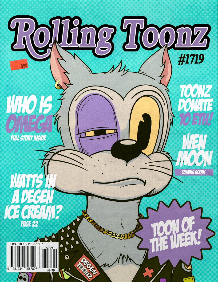 DegenToonz's tweet photo. TOONZ!! Let's show some love to TOON 1719! They have been crowned as our #TOONOFTHEWEEK!
Make sure to join us in the discord for your chance to win next week! LFG!! #TOONZ #toonztothemoon https://t.co/YebZmO3ud4