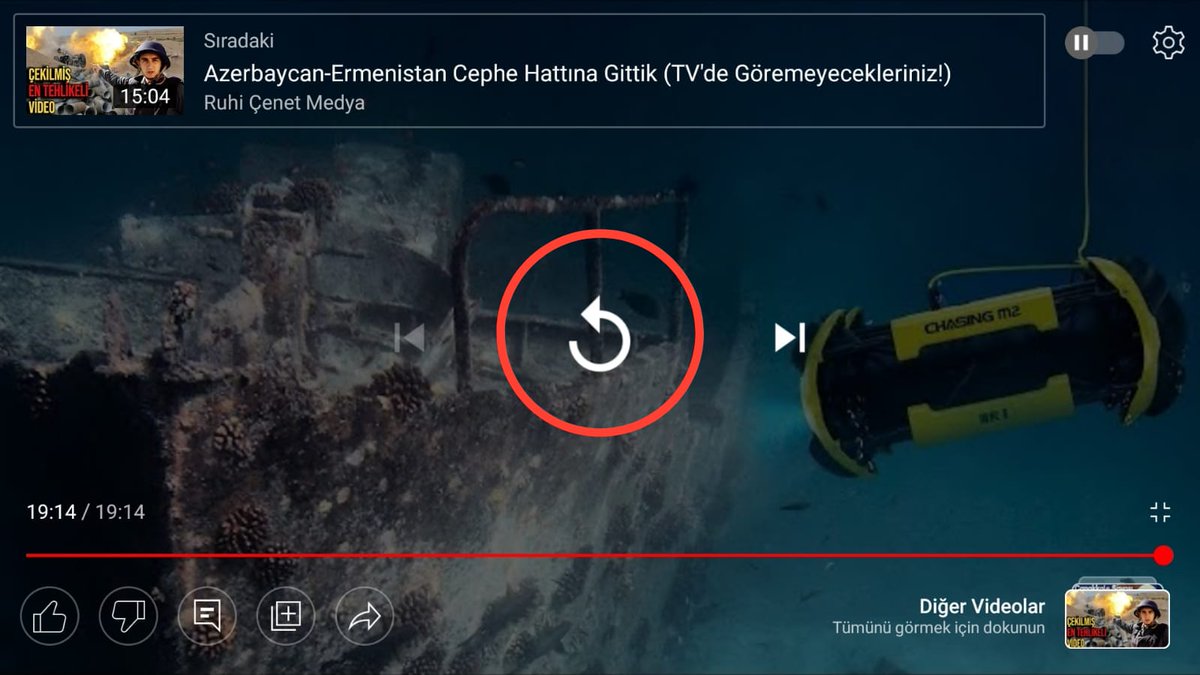 Youtube'da otomatik oynatmayı kapatıp videoyu sona alıp tekrar başa alırsanız reklam izlemek zorunda kalmazsınız