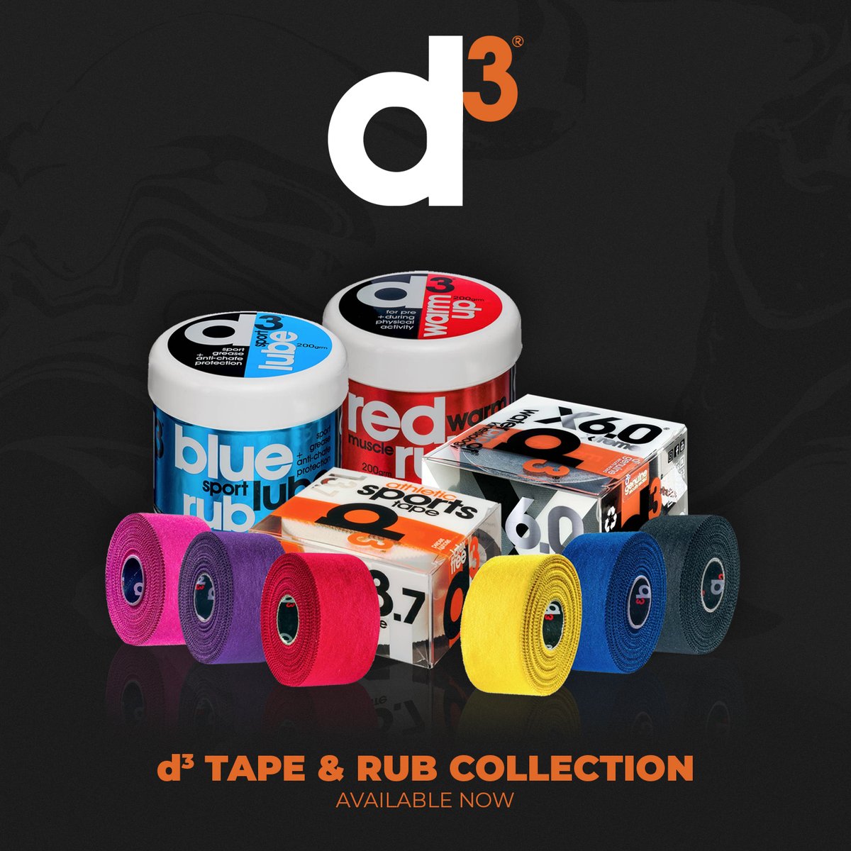 Speed up your recovery with D3 sports tape ⚕️

The leading brand in sports strapping tape for all athletes.

Check out our full range today!