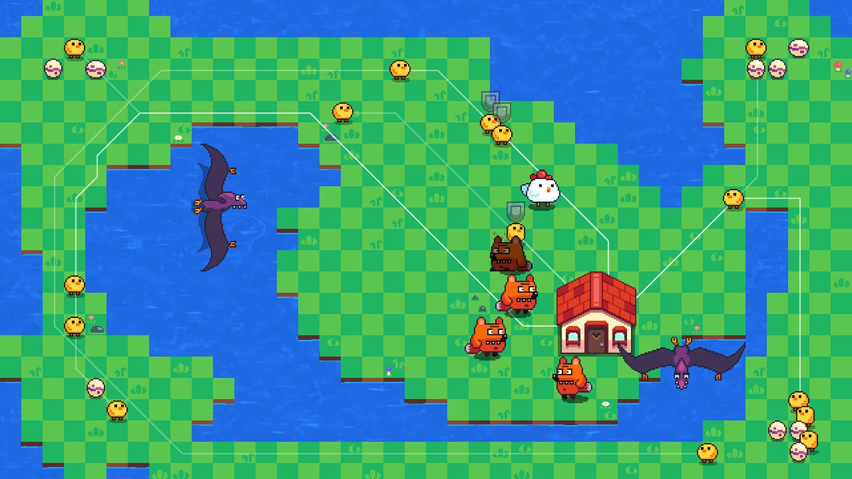 swavoxiii's tweet photo. A little charming game about guiding baby chicks, #BigChick is definitely a pleasant experience. It's nothing groundbreaking, but intuitive &amp; simple enough to control and visually adorable. The top-down perspective  works well with the gameplay it delivers. https://t.co/ufwrfRLVwJ
