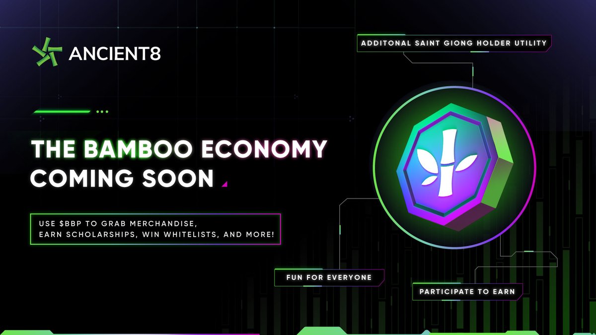 🎍The Bamboo Point Economy🎍

Hey Soldiers, what's up?

We are thrilled to introduce our newest feature on Discord: Bamboo Point (BBP) - a new initiative for our community to build a welcoming space with the team and get rewarded for your great efforts building with us! 👇