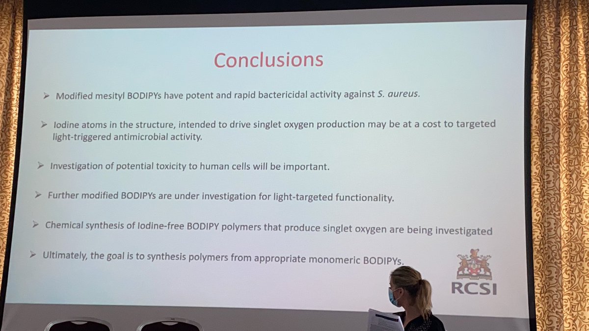 Let There Be Light! Kaja Turzańska on the bactericidal activity of light-activated polymers for wound infections #ISCMSpring22 @iscm_micro @RCSI_Micro