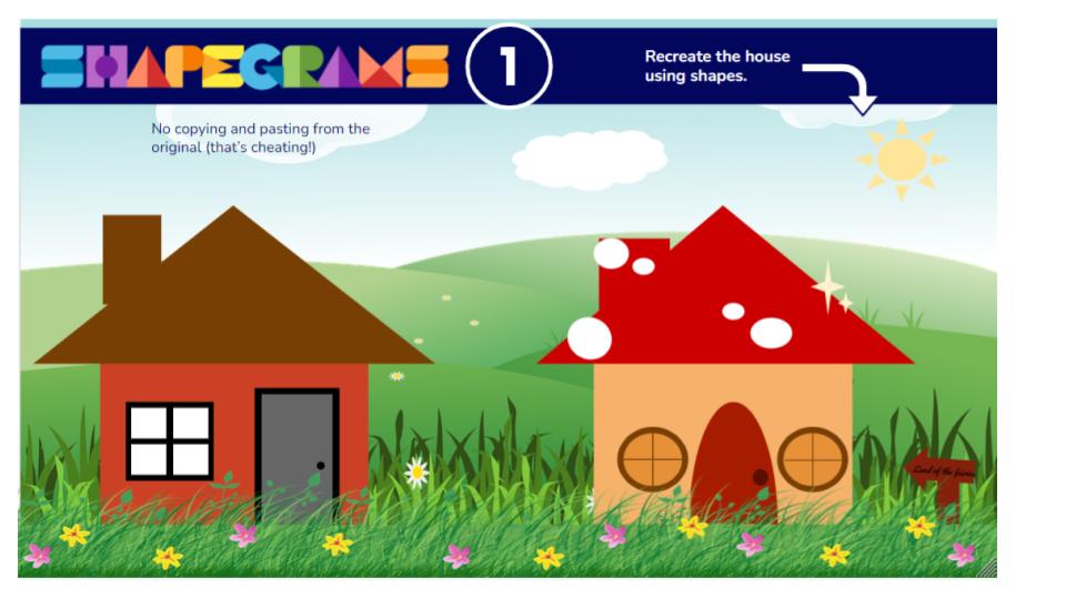 When you assign the very 1st <a href="/shapegrams/">Shapegrams</a> and an incredible 6th grader knocks it out of the park!  😲