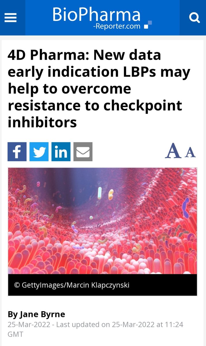 MarketofStocks's tweet image. #DDDD $LBPS making great progress in the fight against Cancer.

biopharma-reporter.com/Article/2022/0…