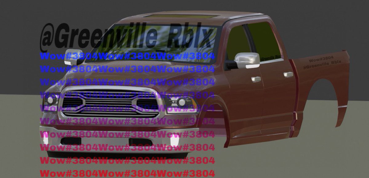 Not a silverado this time.
#GreenvilleV1 #RobloxDev