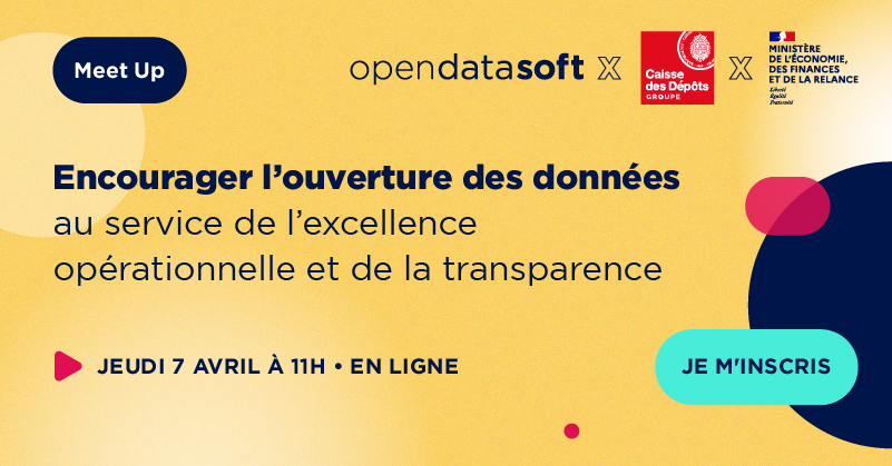 huwise_fr's tweet photo. Comment s’engager dans un projet de démocratisation de l’accès et de l’utilisation des données ? RDV le 7 avril à 11h : @caissedesdepots et @Economie_Gouv démocratisent l’accès & l’utilisation de la data dans leurs écosystèmes. Pour s'inscrire 👉 https://t.co/WzNZpbfKqQ https://t.co/AoMQidxFxq