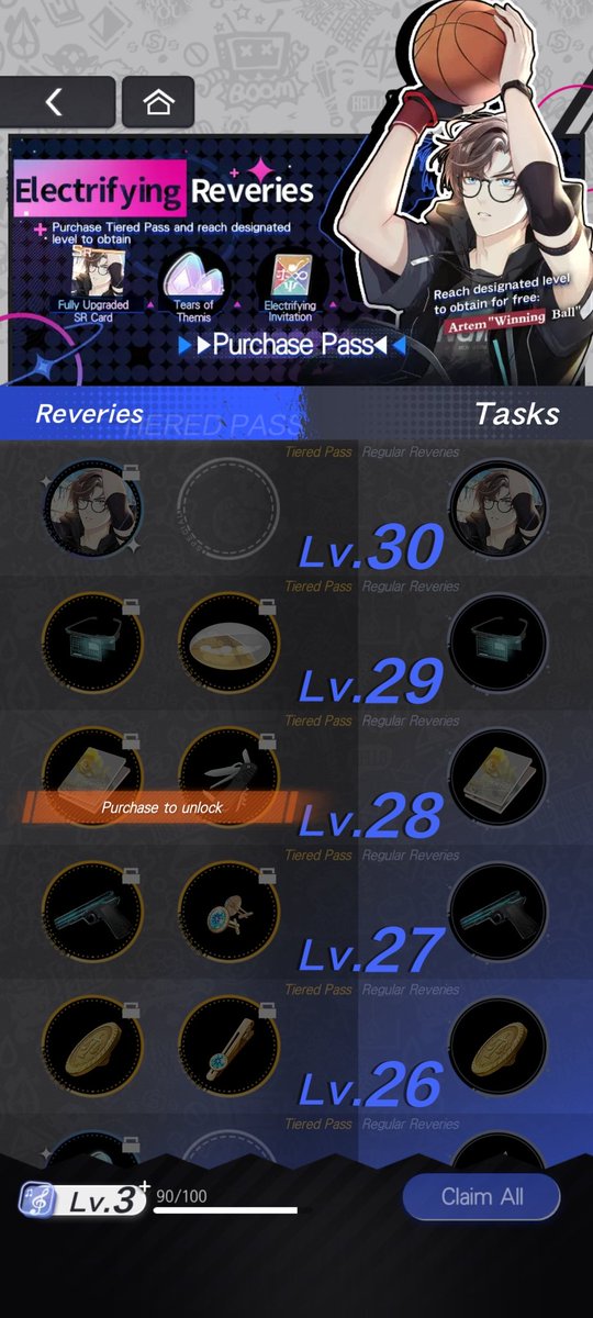NaiaraWing's tweet photo. I just want to reach level 30, that's all...
#TearsOfThemis #ElectrifyingNight #ArtemWing #SR #WinningBall https://t.co/K3CMxqm8RU