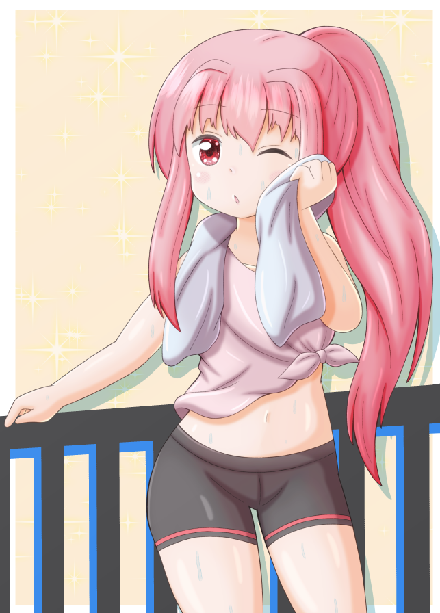 「茜「汗かいたな～、ちょっと休憩や。」
#琴葉茜 」|senkei-絵ノルマ530枚達成！！のイラスト