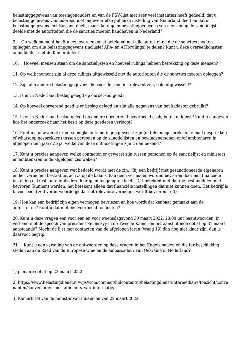 Pieter Omtzigt tweet media