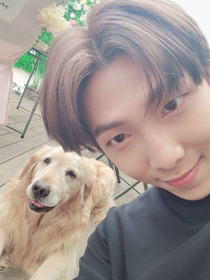 BTS_land07's tweet photo. Namjoon being the biggest animal lover — a thread https://t.co/EbsN9NU4yP
