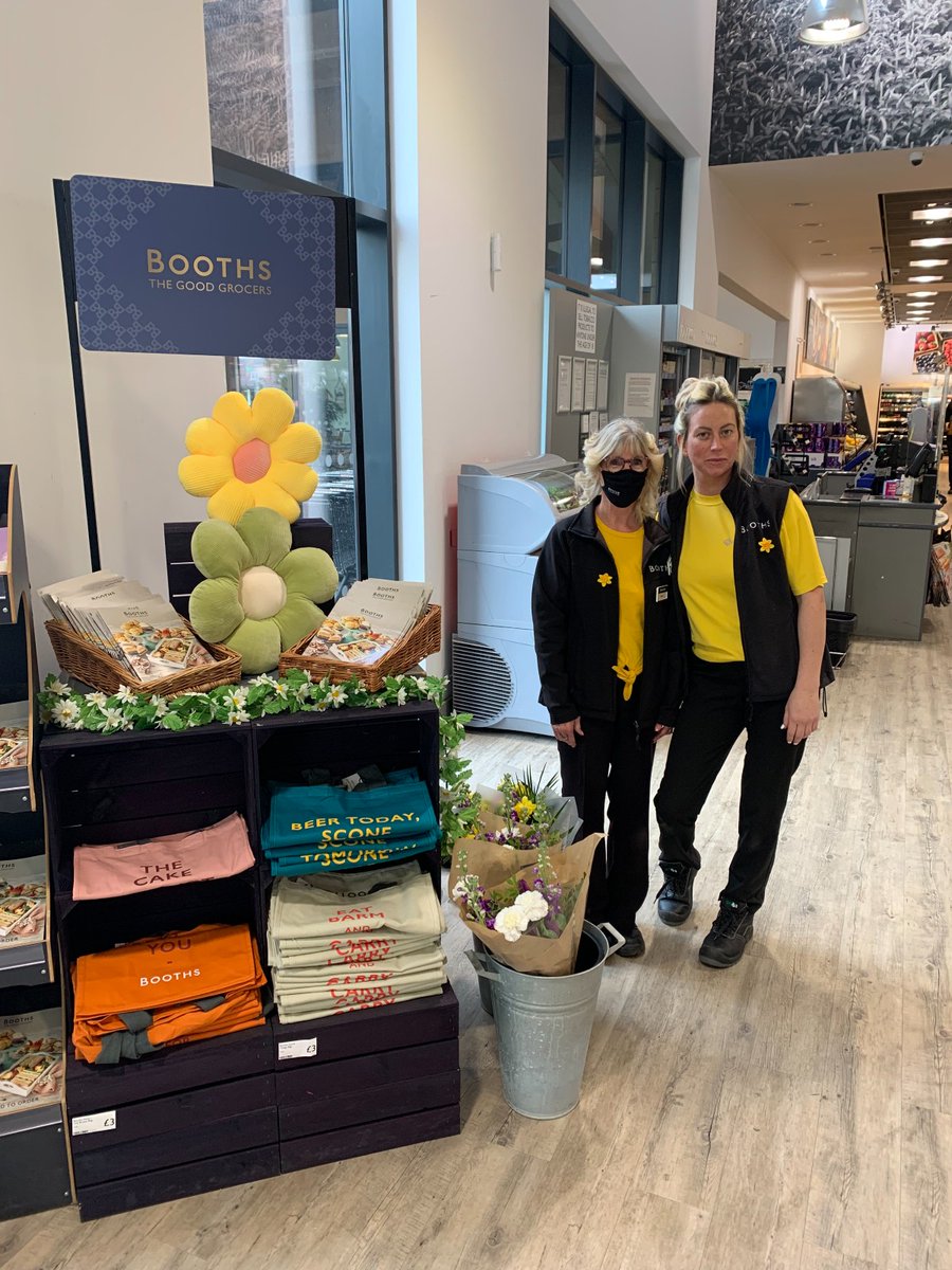BoothsCountry's tweet photo. Our St Annes and Chorley teams are wearing yellow today to support @mariecurieukΒ #LetsGoYellow β¨ https://t.co/ZZAe1CZdBQ