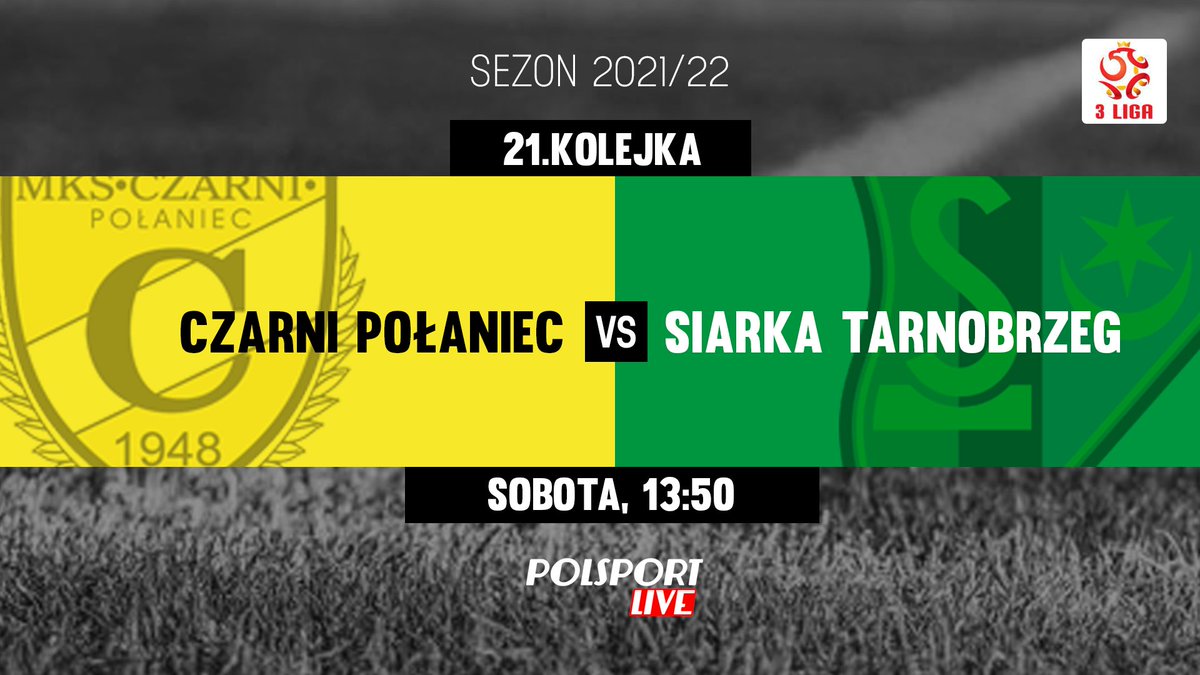 wojtektr's tweet photo. Transmisja LIVE z meczu @czarnipolaniec  -  @Siarka1957   sobota, 26 marca 2022 r.  godz. 13:50
Komentuje @MaciekSzcz 
https://t.co/8DtX5VfIQN
@3ligapolska @polskieliginet @LajfyInfo https://t.co/vgvInJTDwC