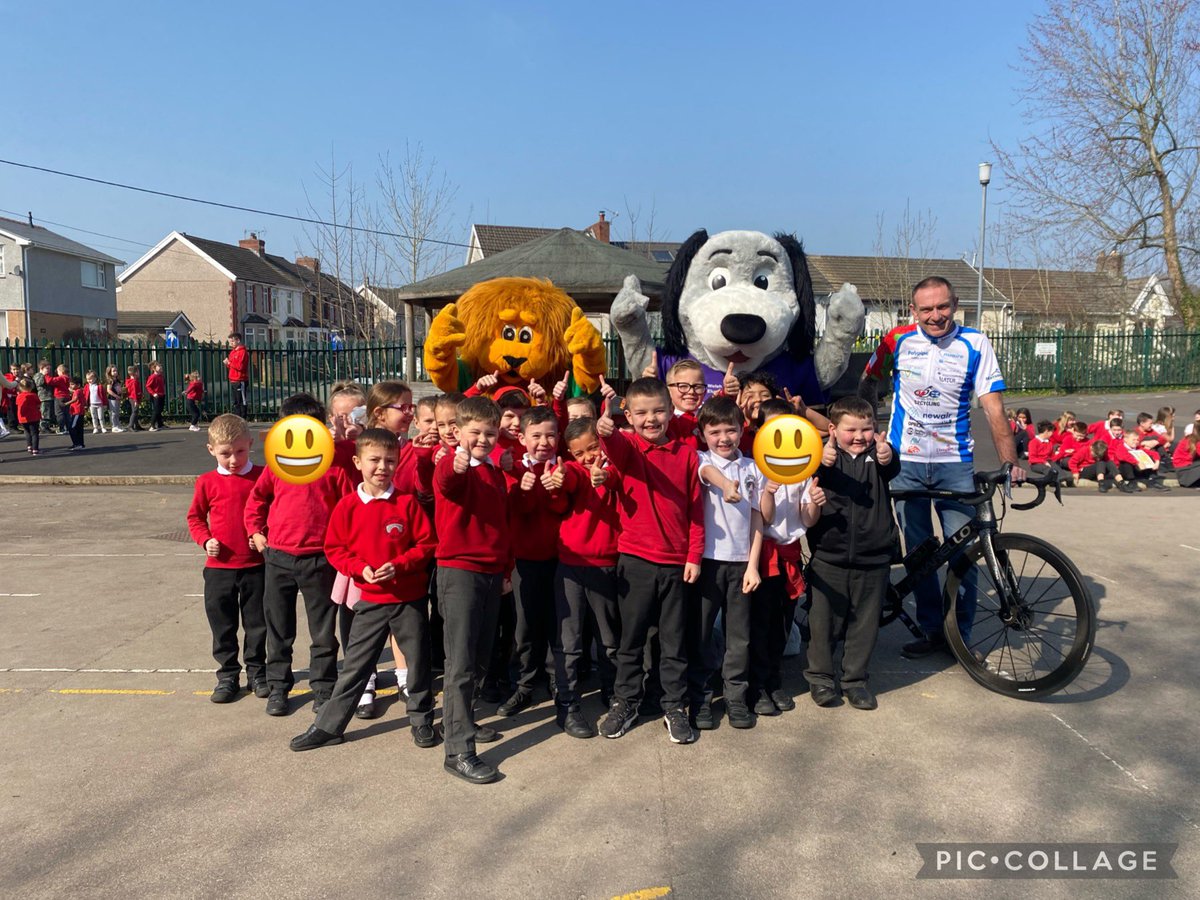 We had a few special visitors today 🐶🦁 Pob Lwc Andy and the rest of the C2Cycling team on your charity bike ride from Cardiff Castle to Edinburgh Castle 🏰 🏴󠁧󠁢󠁷󠁬󠁳󠁿 🏴󠁧󠁢󠁳󠁣󠁴󠁿 🚴