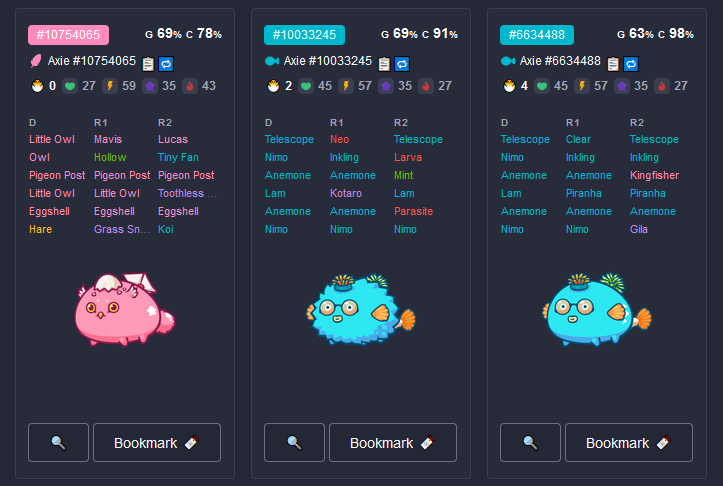 Who can handle this "V3 Ready AAB" with 40 energys ?
➡️Double Nimo + Telescope on the Aquas.
➡️Triple Owl on the Bird 🔥
If you are looking for an awesome guild to spend your next years with, join us. ⛵️
#AxieInfinity #AxieinfinityScholarship #AxieScholarships