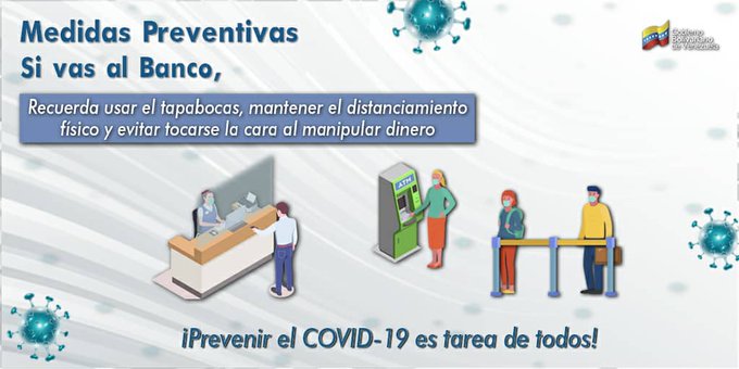 #DeInterés || Prevenir la #COVID19 es tarea de todos. Si sales, toma en cuenta esta serie de recomendaciones y así evitarás el contagio. Recuerda que tu salud y la de los tuyos es lo más importante.

#Banca #EconomíaDigital #NoMásBloqueo