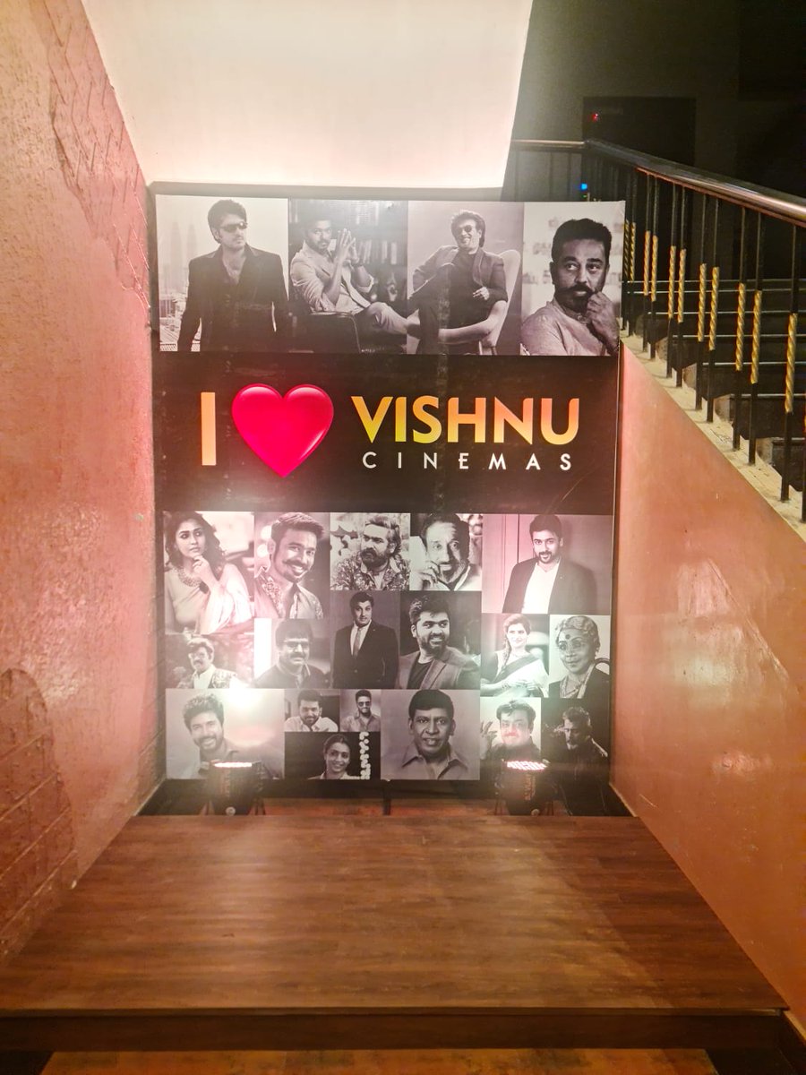 Capture your lovable ❤️ moment's with @VishnuCinemas here's our  #Kollywood celebrity #Selfiespot 😍 #FansFortVishnuCinemas #ILuvVishnuCinemas