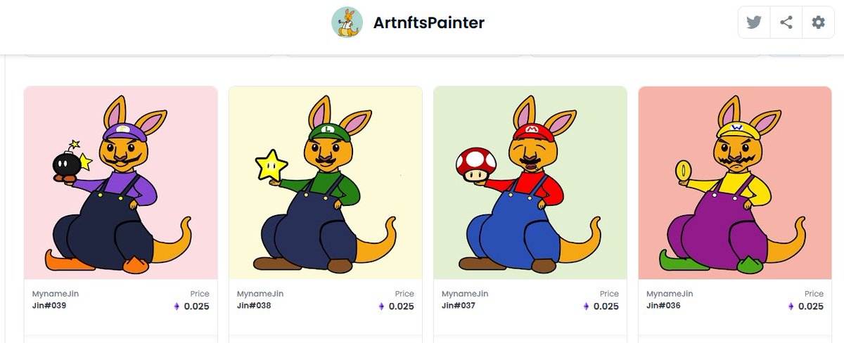 ArtnftsPainter's tweet photo. https://t.co/5BICzsMhL1
ขอฝากงานของสัปดาห์ด้วยค่ะ☺
#NFTTHAILAND  #NFTThaicommunity #NFTthai
#NFTs #cryptocurrency  #nftcollectors #NFTartists #NFTCommunity #nft #nftcollectors #opensea https://t.co/Y8sKu9xSEY