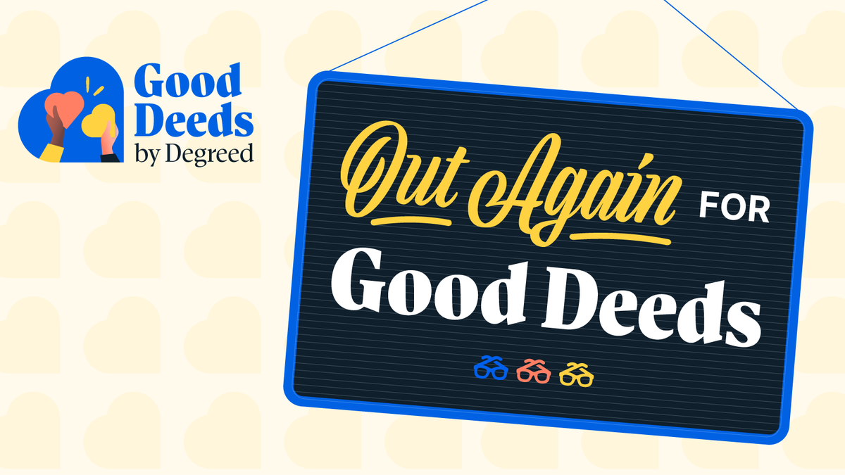 degreed's tweet photo. There’s no Friday like a Good Deeds Friday. It’s our quarterly opportunity to shut down the computer and turn up our volunteer skills. We’re excited to share the ways we care for our communities, so stay tuned. https://t.co/wf3dI8Jhuq