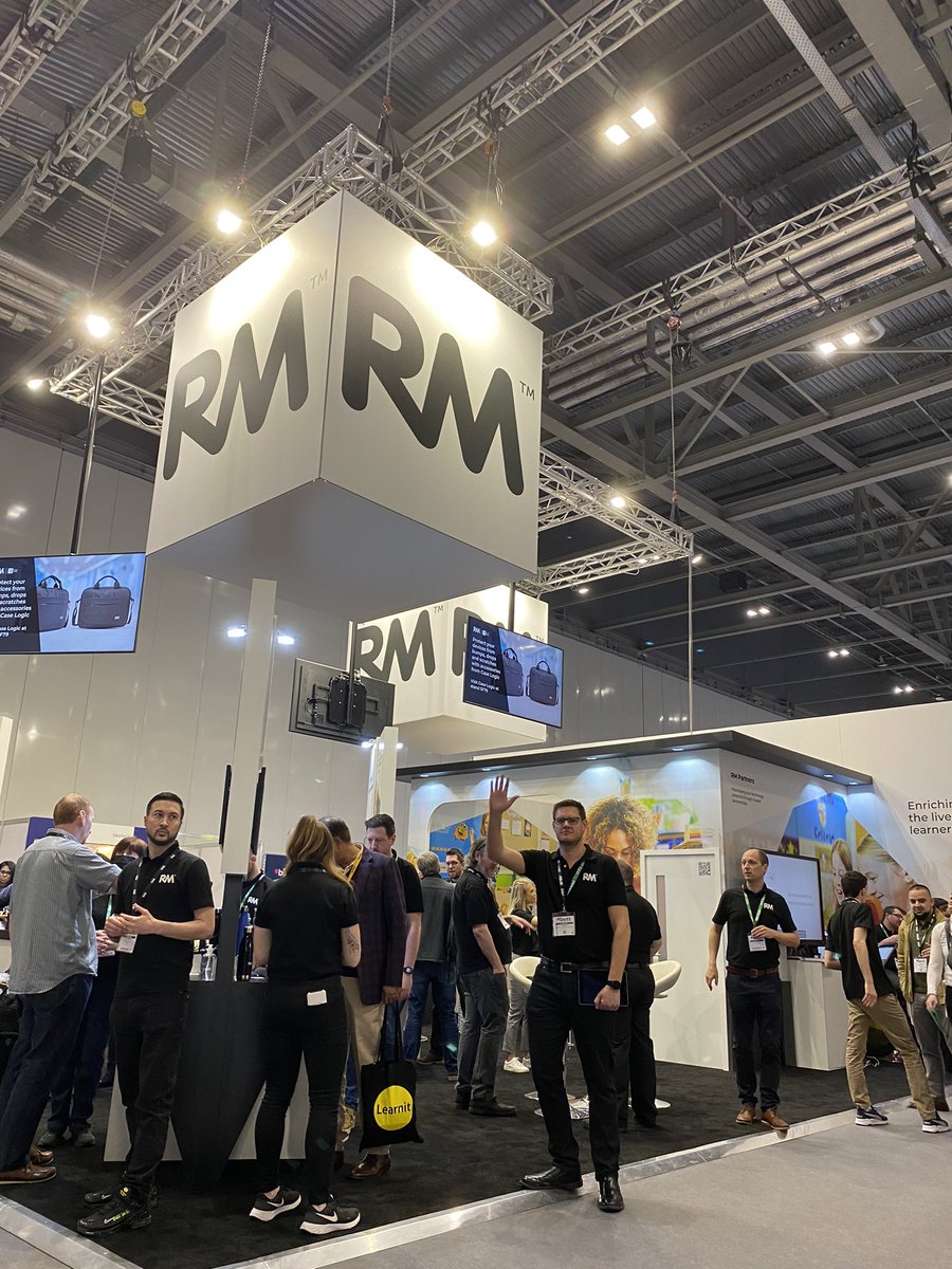 besatweet's tweet photo. The @RMEducation stand has been buzzing. Find them at stand SN21, South Hall, Gate S4 #RMatBett #Bett2022 https://t.co/Jo9ZVtAmDE