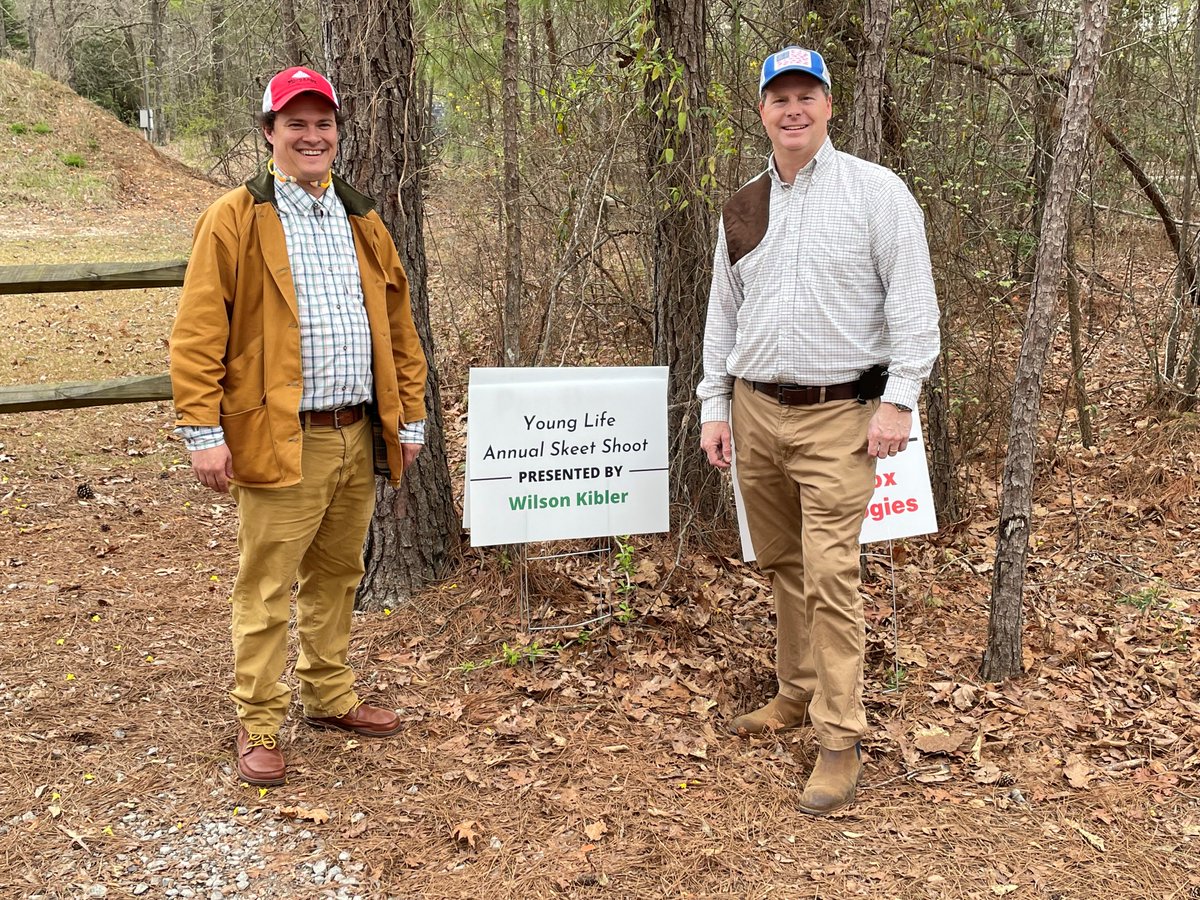 WilsonKibler's tweet photo. Lee Bussell Jr. and George McCutchen, III had an amazing time yesterday at the @YoungLife annual spring fundraiser at the Wateree Range yesterday! Wilson Kibler was proud to sponsor the event. https://t.co/aZmg8hxGJg