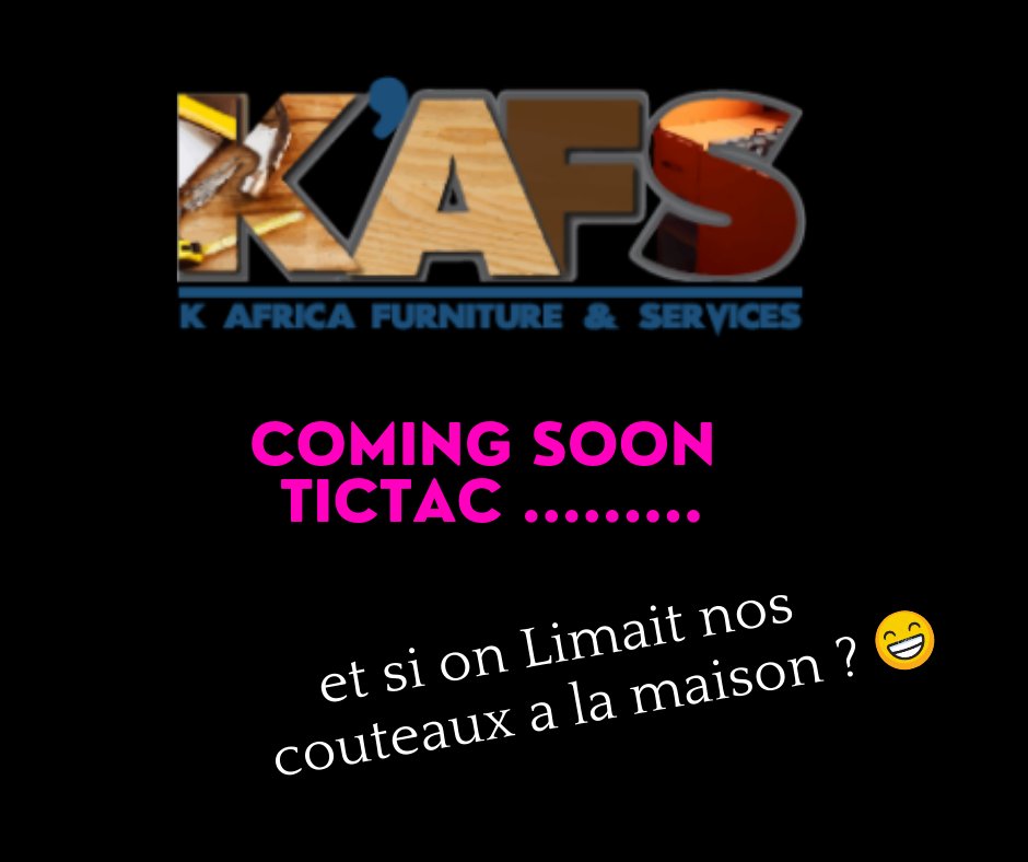 #Pratique#bonprix#livraison#virale
La société Kafs Sarl situé a Douala est spécialisée dans tous mobiliers en bois, dans l'étude et la réalisation de tous les travaux de finition, revêtement intérieur Aujourd'hui! Kafs vous présente la mascotte de la semaine 👉👉👉 Ready  go!