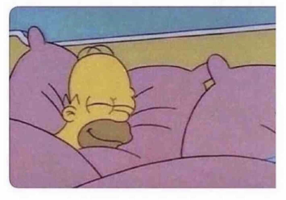 how i slept last night knowing the ACM meeting is today