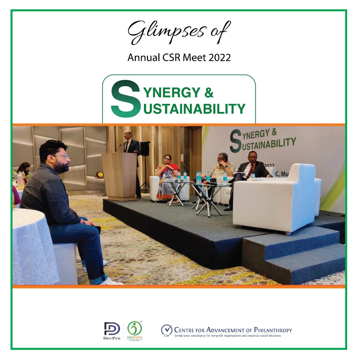 indiadonatesID's tweet photo. Glimpses of INDIAdonates Annual CSR meet, Synergy and Sustainability https://t.co/PdBmujJdAU