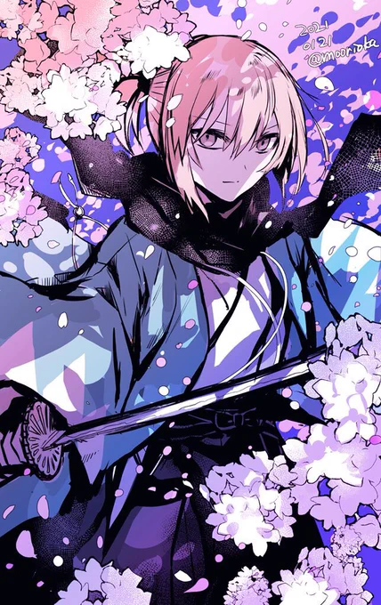 もうすぐ桜の季節。沖田さん。

#FGO 
